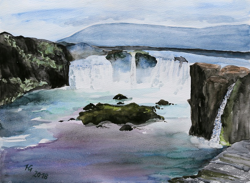 Wasserfall in Island II